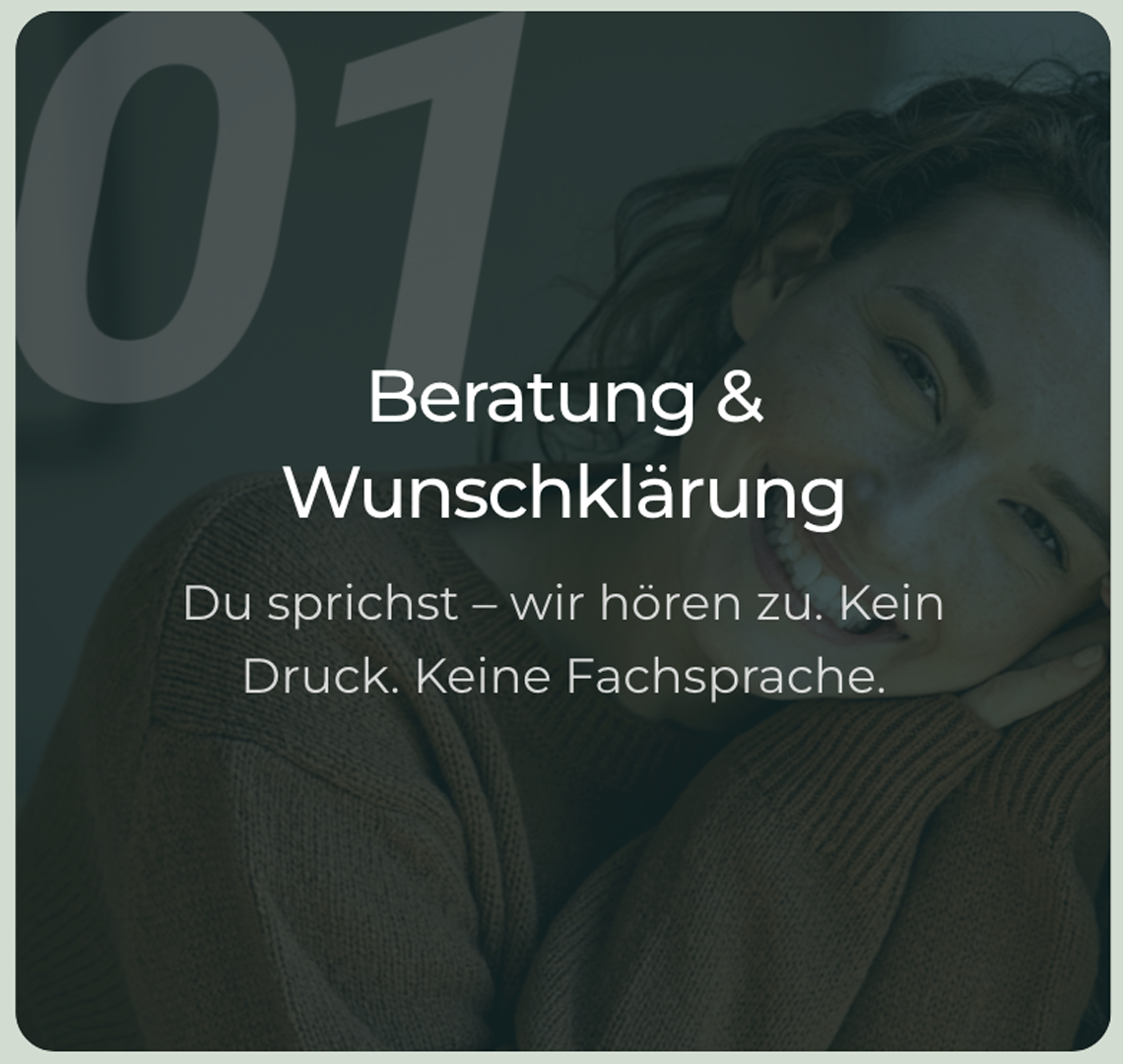 1. Beratung und Wunschklärung
